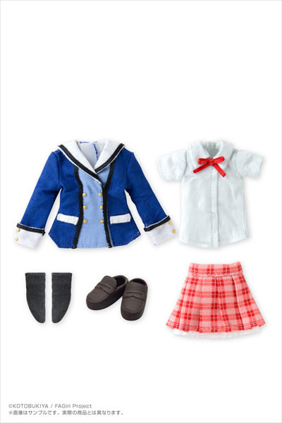 Wakaba Girls' High School Uniform Set (M Size), Azone, Accessories, 1/12, 4560120207285